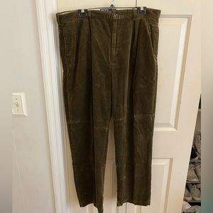 Brackish green corduroy pants by Ralph Lauren men’s 38/34